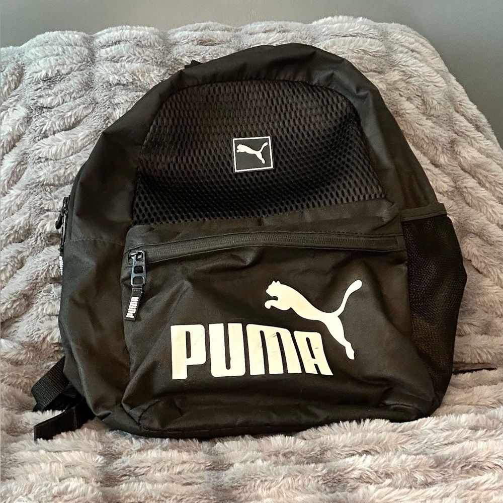PUMA Black and White Backpack
